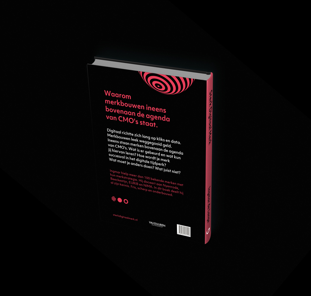 De achterkant van Sterk Digitaal Merk, het boek over merkstrategie